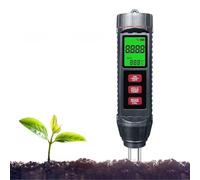 Testeur de sol portable pour l'agriculture - Mesure la conductivité électrique, l'humidité et la température avec précision ± 2% - Corps en ABS - 21,1 cm