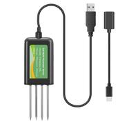 Testeur de sol USB avec application en temps réel - Sonde résistante à la corrosion IP68 - Design étanche pour analyse, appareil testeur multifonction