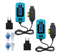 Testeur de sonde de défaut de circuit automobile, vérificateur de fusible à lame avec affichage LED, traceur de fil, testeur de courant, détecteur de court-circuit et d'ouverture automobile (2set)
