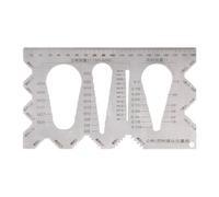 Testeur de taille de vis - Outil de mesure de boulons rapide et portable, jauge de taille de vis et testeur de filetage, pour atelier, réparation, travail extérieur mécanique