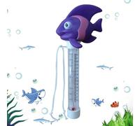 Testeur de Température d'Eau,Avec Lacet et Grand Écran de Lecture | Résistant aux Chocs pour Piscine - pour Extérieur Intérieur Maison Spa Bain à Remous Bassin Aquarium Garçons et Filles