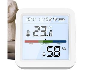 Testeur de température et d'humidité | Capteur numérique de température et d'humidité - Dispositif sans fil de surveillance d'humidité de haute précision avec écran à distance portable pour la qualité