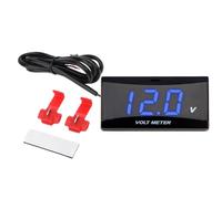 Testeur De Tension,0-20V Affichage LCD Petit Cadran | Voltmètre Numérique de Batterie - Pour Automobile Motocyclette Quad Camion Berline Pick-up SUV Tableau de Bord