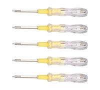 Testeur de tension 100-500 V Tournevis à double tête | Pas de détecteur de puissance pour testeurs électriques domestiques, détecteurs de points d'arrêt, tournevis à double tête