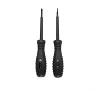 Testeur de tension 12-220 V AC DC Induction Testeur (2 pièces/lot) | Isolation jusqu'à 1000 V, certifié VDE, plus sûr pour la prise en main, pointe en chrome vanadium, pour électriciens