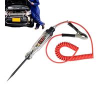 Testeur de tension 12 V 24 V - Analyseur de circuit basse gamme haute, sonde de test électrique avec cordon rétractable à ressort, outil de diagnostic universel pour automobile, camion, van, camping-c