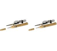 Testeur de Tension BT121900 - Contrôle des Systèmes d'Éclairage et d'Allumage Véhicules à Moteur - Plage de Mesure 6-24V - Câble avec Pince à Mâchoires - Sonde de Test et Capuchon - BRILLIANT TOOLS