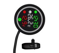 Testeur de tension de 12 V 5 V 3 A Port de USB Jauge de température Voltmètre multifonction 5 en 1 Voltmètre de étanche
