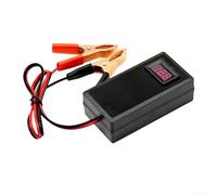 Testeur de tension de batterie au plomb acide 6 V 12 V 24 V 120 V Testeur numérique avec protection contre l'inversion de polarité pour l'entretien et le diagnostic des véhicules électriques