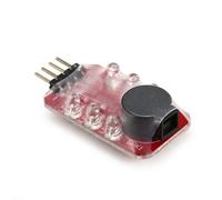 Testeur De Tension De Batterie Led Lipo Faible, Indicateur D'Alarme Sonore, Haut-Parleur Unique Pour Batterie Lipo 2s 7.4v / 3s 11.1v