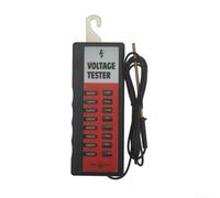 Testeur de tension de clôture électronique 1000-8000V avec 8 indicateurs LED, testeur de tension sans batterie pour clôtures électriques, détecteur de fausses portable pour bovin, mouton, chèvre