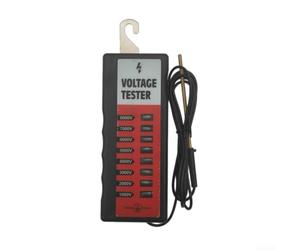 Testeur de tension de clôture électronique 1000-8000V avec 8 indicateurs LED, testeur de tension sans batterie pour clôtures électriques, détecteur de fausses portable pour bovin, mouton, chèvre