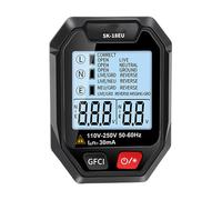 Testeur de tension du marché | Testeur de tension sans contact enfichable | Testeur électrique avec écran LCD haute définition pour sorties CA standard