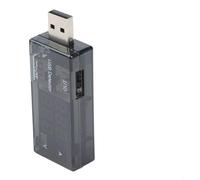 Testeur de tension et de courant USB, compteur de puissance numérique 3,2-30 V 0-5 A avec écran LED, détecteur d'accumulation de capacité de batterie pour test de charge d'appareil (A)