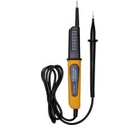 Kopp Testeur de tension bipolaire avec affichage LED de 6 400 V, 1 pièce, jaune/noir, 324203013