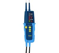 Kopp Testeur de tension et de continuité, affichage LED, 12-1000 V AC/DC, 30 mA Test FI + indicateur de champ rotatif, CAT III 1000 V/CAT IV 600 V, 324270019