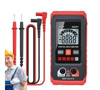 Testeur de tension multimètre numérique - Multimètres avec réglage manuel et automatique | Testeur de tension CC/CA | Testeur de tension de la batterie | Détection de tension sans contact avec