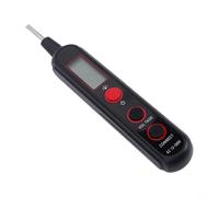 Testeur de tension numérique avec arrêt automatique et lumière LED lumineuse pour des diagnostics électriques pratiques