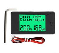 Testeur de tension numérique LCD 0 300 V CC avec courant inversé/direct et indication de direction de l'alimentation (50 A)