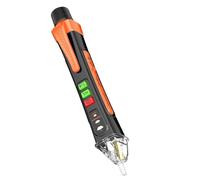 Testeur de tension sans Contact, 2 pièces, testeur de fil sous tension/nul, testeur électrique avec lampe de poche, alarme sonore