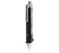 Testeur de tension sans contact Voltmaster NCV 3 à partir de 50 V AC, ampèremètre (détecteur de tension de haute qualité avec signal sonore, affichage LED, sensibilité réglable, plastique ABS), gris