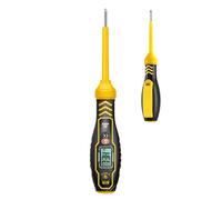 Testeur De Tension Stylo - Testeur De Circuit Rouge/Jaune, Stylo De Tension Numérique 2 En 1, Outil De Tournevis Alimenté Par Batterie Haute Précision, Électrique Portable Pour Le Dispositif De Test