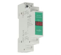 Testeur de tension sur rail DIN DC 11 V-310 V Moniteur numérique Détecteur de tension monophasé Affichage LED Montage sur panneau industriel Rail de 35 mm
