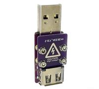 Testeur de tension USB V3 pour analyse d'impulsion haute tension, protection contre les surtensions 300 V, entrée 5 V 1 A, matériau ABS, adapté aux interfaces USB (sans boîtier)