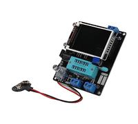 Testeur de Transistor GM328 Kit de Testeur de Composants électroniques Multifonctionnel, Vérificateur de Transistor Mesure de Tension de Fréquence Générateur PWM