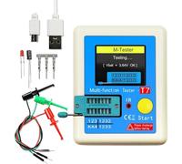 Testeur de transistor LCR-T7, diode TFT, triode, capacimètre, LCR, ESR, NPN, PNP, MOSFET, IR, testeur multifonction, multimètre