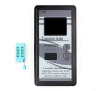 Testeur de transistor numérique M328 avec écran couleur TFT de 1,8", LCR mètre pour NPN/PNP, MOSFET, diode, condensateur et résistance (noir)