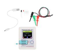 Testeur de Transistors, TC1 Transistor de Rétroéclairage 3,5 Pouces Écran d'Affichage TFT Testeur de Transistor Multifonctionnel pour Diodes de Condensateur