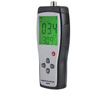 Testeur de Vibrations, Analyseur de Jauge de Vibromètre Portable Rétroéclairé à écran LCD AS63B, Vibromètre Numérique à Haute Sensibilité avec étui de Rangement