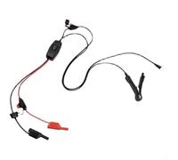 Testeur de vidange parasitaire pour une utilisation automobile avec contact direct de borne de batterie et fusible 10 A pour une surveillance constante du courant (A)