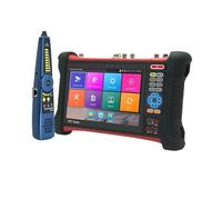 Testeur De Vidéosurveillance IPC 7 Pouces 4k 8MP TVI CVI SDI CVBS IP AHD, Caméra 6 en 1, Moniteur avec Compteur Puissance Optique POE UTP TDR, Hub de Test Polyvalent(TI-9697ADH)