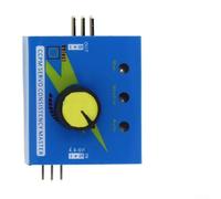 Testeur de vitesse de direction RC et ESC pour modèles réduits de moteurs d'avions - double canal, entrée 4,2-6,0 V DC, sortie 15 mA, réglage manuel/auto/neutre, pour PLA