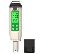 Testeur d'eau 4 en 1 pour aquarium, hydroponie, pH numérique avec écran LCD 0-14 pH de 0 à 9990μs/cm Blanc