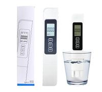 Testeur d'Eau - Contrôleur Numérique EC pour Qualité d'Eau - Outil Portable de Test Numérique Précis avec Thermomètre pour Aquariums, Piscines et