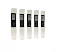 Testeur d'eau numérique 4 fois avec écran couleur (blanc) | Mesure, dureté, température ; écran 4 couleurs pour une évaluation rapide ; idéal pour l'eau potable