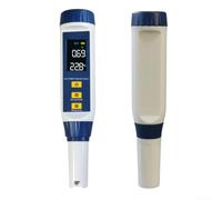 Testeur d'eau numérique 5 paramètres écran LCD HD | Mesure le pH, la valeur conductive, TDS, sel, température ; fonction ATC pour des résultats précis dans n'importe quel
