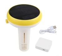 Testeur d'eau solaire avancé pour piscines WiFi avec surveillance du pH, ORP et de la salinité avec alertes personnalisables