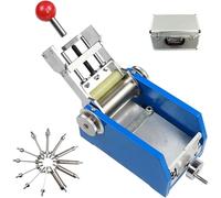 Testeur d'élasticité de revêtement par pliage à mandrin cylindrique, testeur de flexion de film de peinture avec réglage par vis, 12 mandrins de diamètre (2-32 mm), pour tester l'élasticité