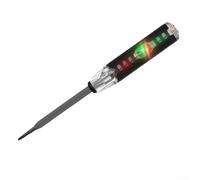 Testeur d'électricien multifonction avec tournevis double usage pour détection de fils neutres et induction de point de rupture, 165 mm PP Insul