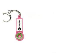 Testeur d'électrovanne professionnel pour déterminer la rotation du moteur de la pompe sur les systèmes alimentés avec disque magnétique visible et outil porte-clés (rose)