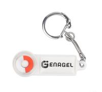 Testeur d'électrovanne professionnel pour déterminer la rotation du moteur de la pompe sur les systèmes alimentés avec disque magnétique visible et outil porte-clés (rouge)