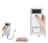 Testeur d'épaisseur de graisse de bétail avec sonde, portée de 4 à 35 mm, affichage à 3 couches et voyants lumineux pour bovins, moutons et porcs, outil agricole essentiel