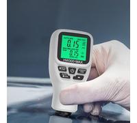 Testeur d'épaisseur de revêtement de peinture professionnel pour applications automobiles et industrielles, test non destructif (blanc)