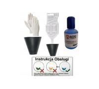Testeur d'étanchéité du joint de culasse - AMD TOOLS - Liquide réactif CO2 100 ml - Adaptateur conique 25-55 mm