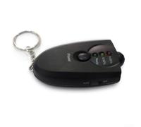 Testeur d'haleine compact porte-clés pour conduite de nuit | Réponse rapide du capteur, récupération en quelques secondes, indicateur de préchauffage, fonctionnement facile à un bouton