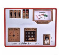 Testeur d'horloge à quartz Mesure précise du pouls à quartz Montre Testeur | Diagnostic précis, analyse du mouvement à quartz, détection rapide des erreurs, laqué, boîtier robuste